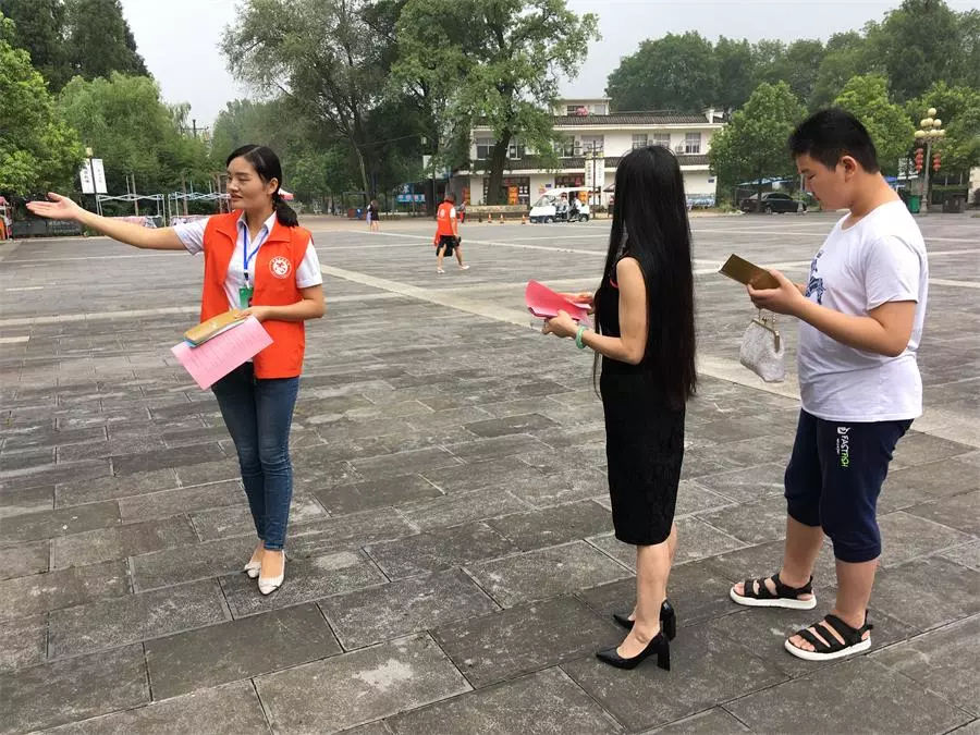 文明旅游 从我做起 灵山风景区组织开展文明旅游志愿服务活动